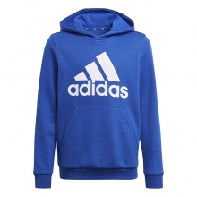 adidas Bluza z kapturem Hoodie Big Logo niebieska dla chłopców